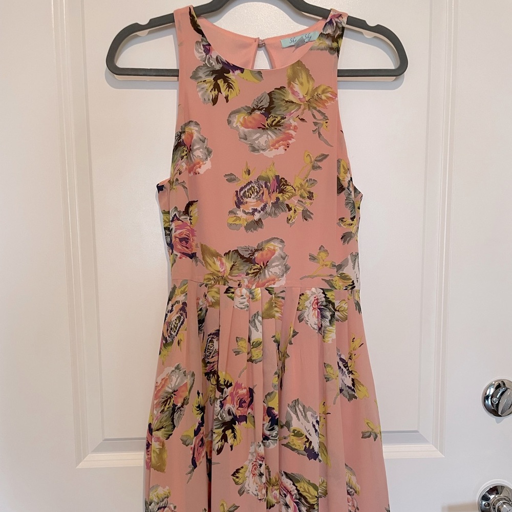 Light Pink Floral Dress